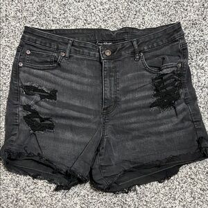 American Eagle Denim Next Level Stretch High Rise Shortie Size 14 EUC
